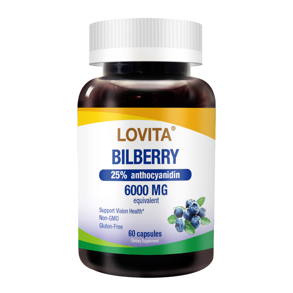 High Concentrated Bilberry Extract 60 mg