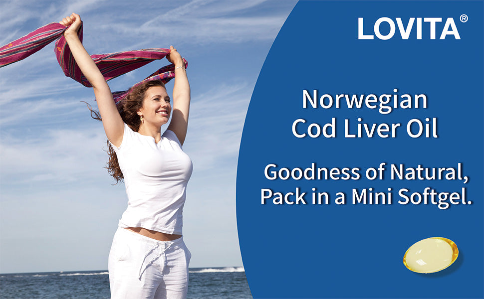 Norwegian Cod Liver Oil 90 Softgels