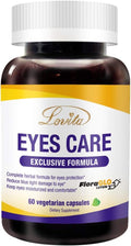 LOVITA Eyes Care, Eye Vitamins with Clinically Proven FloraGLO Lutein, Black Currant & Eyebright, Supports Eye Strain, Dry Eye and Vision Health, 60 Vegetarian Capsules