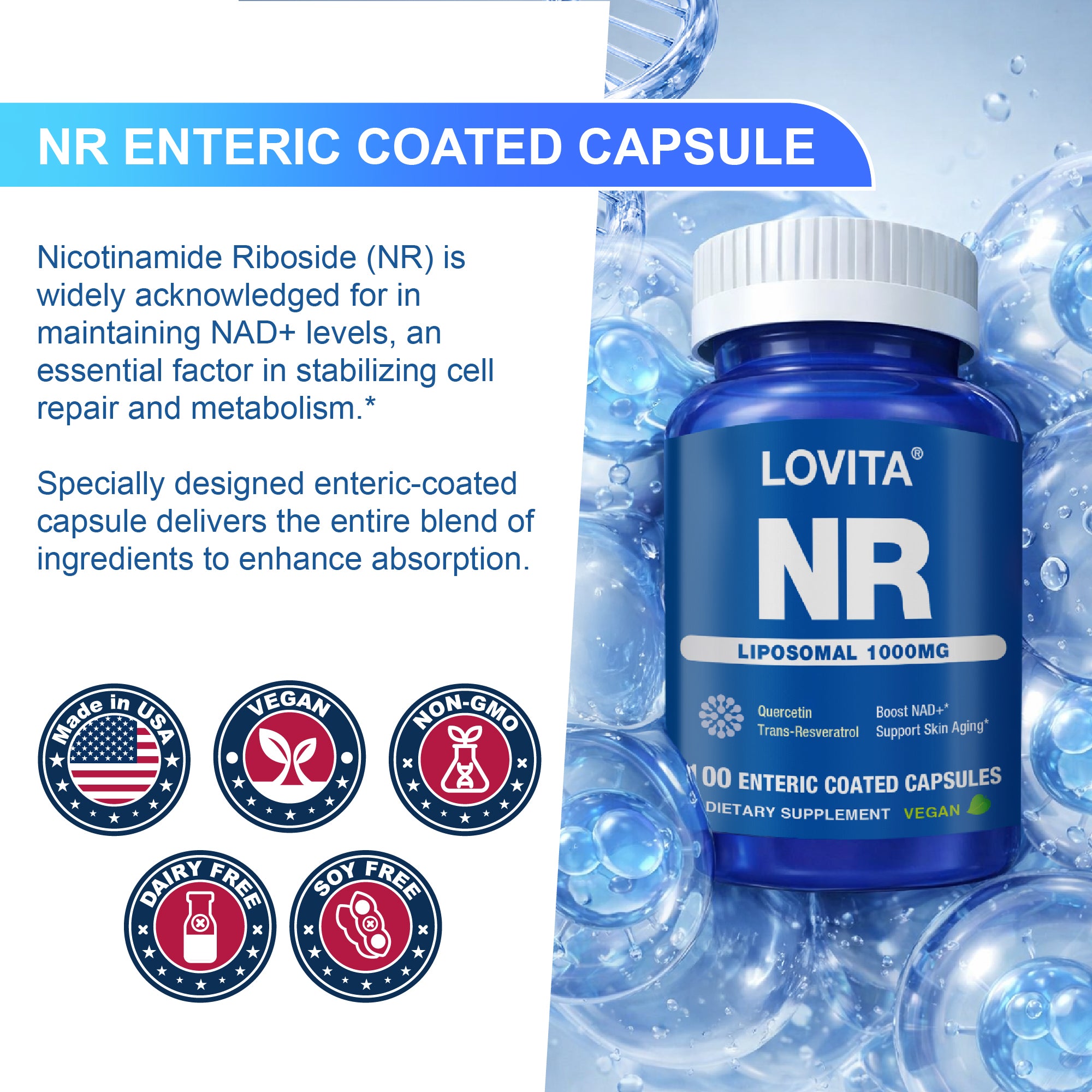 NR (Nicotinamide Riboside) 1000 mg