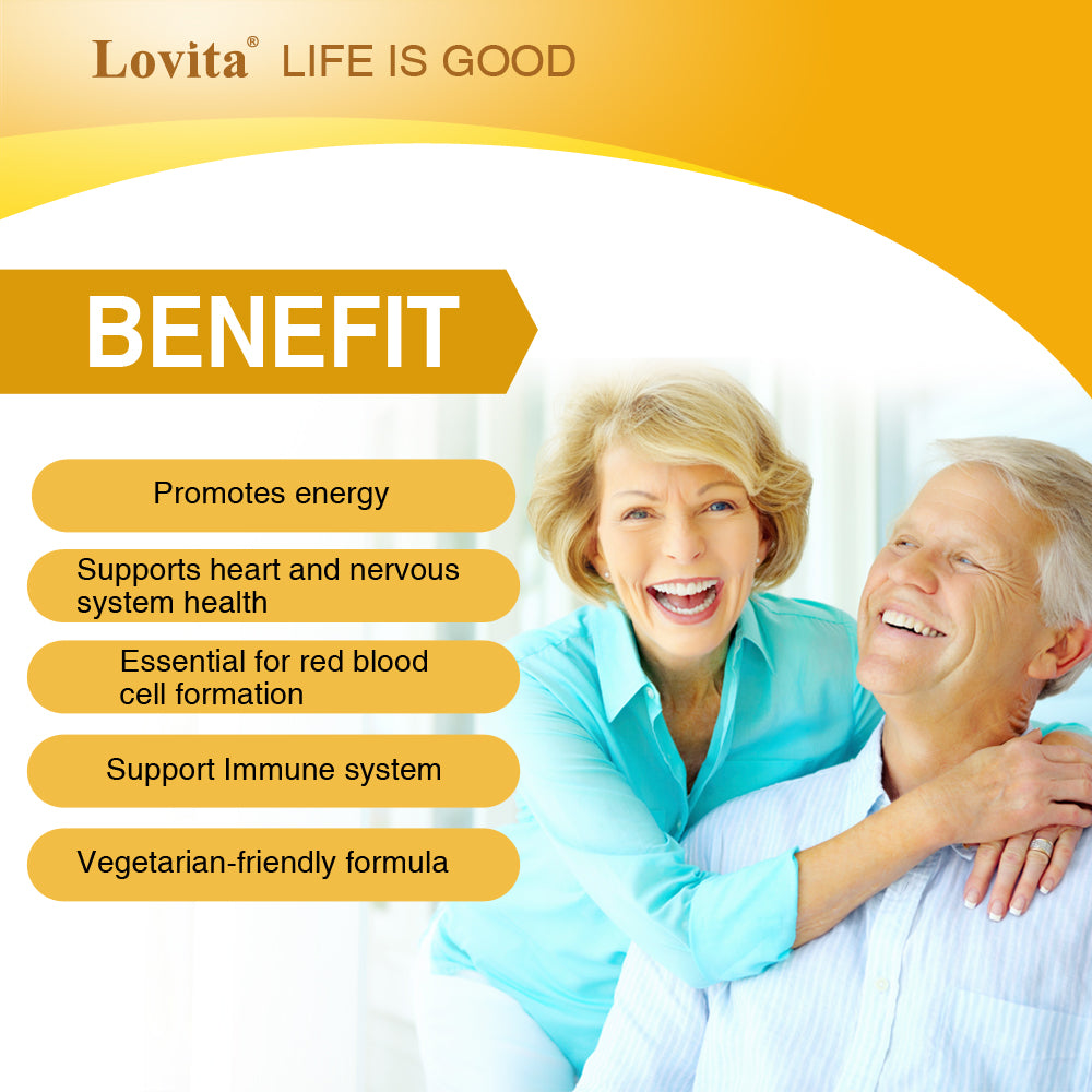 Sustained-Release Vitamin B12 1000 mcg (as Cyanocobalamin)