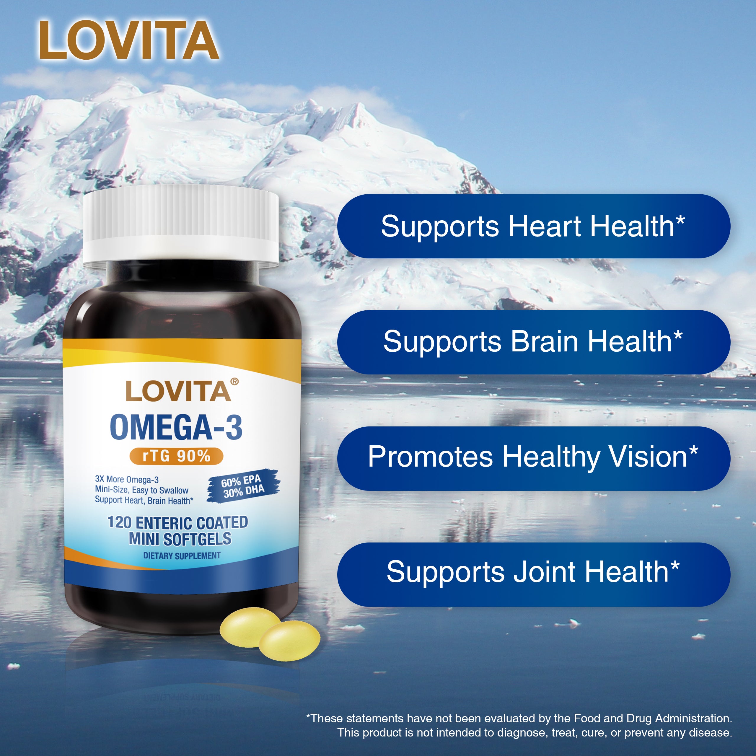Omega-3 Fish Oil 2000mg Supplement