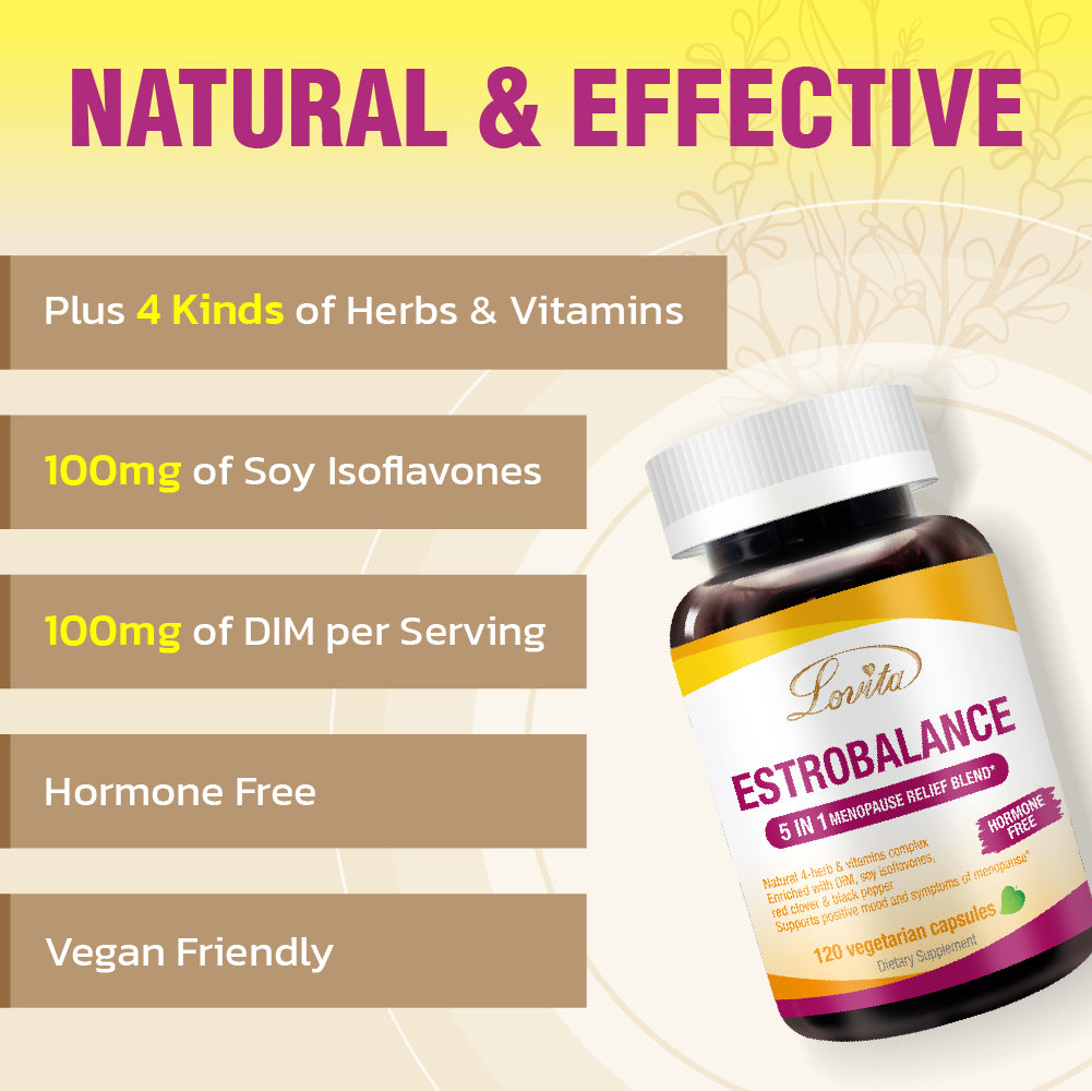 Menopause Supplements 120 Vegetarian Capsules