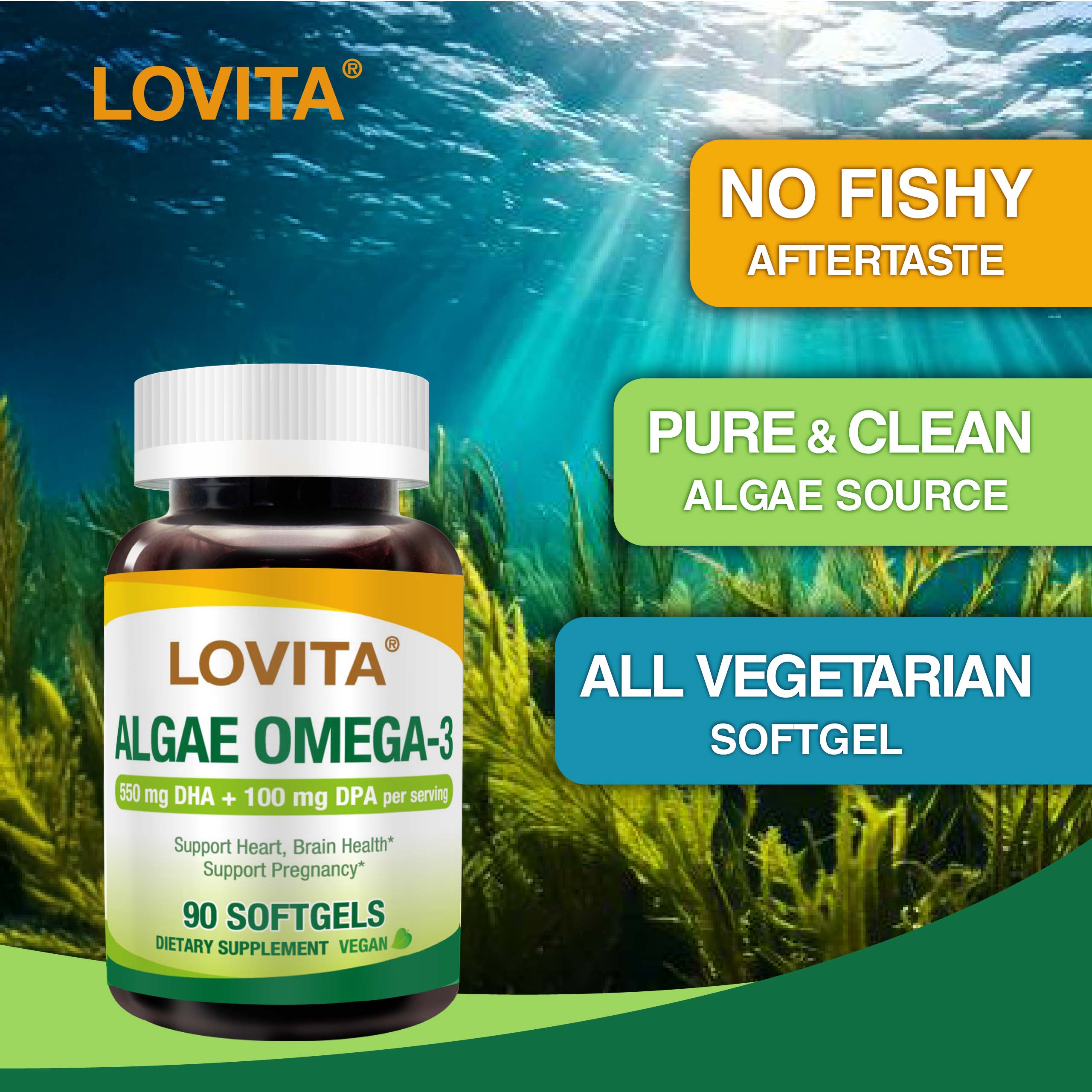 Algae Omega-3 90 Vegan Softgetls